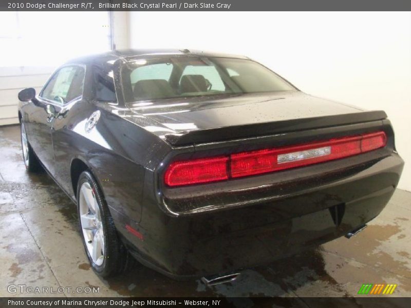 Brilliant Black Crystal Pearl / Dark Slate Gray 2010 Dodge Challenger R/T