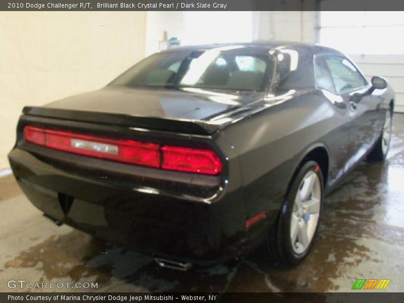 Brilliant Black Crystal Pearl / Dark Slate Gray 2010 Dodge Challenger R/T