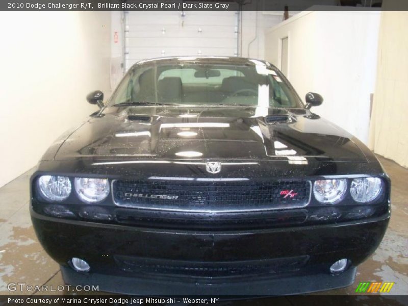 Brilliant Black Crystal Pearl / Dark Slate Gray 2010 Dodge Challenger R/T