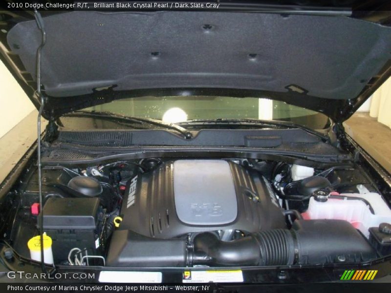 Brilliant Black Crystal Pearl / Dark Slate Gray 2010 Dodge Challenger R/T