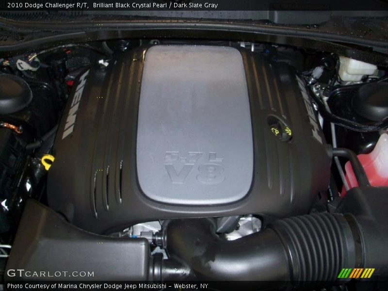 Brilliant Black Crystal Pearl / Dark Slate Gray 2010 Dodge Challenger R/T