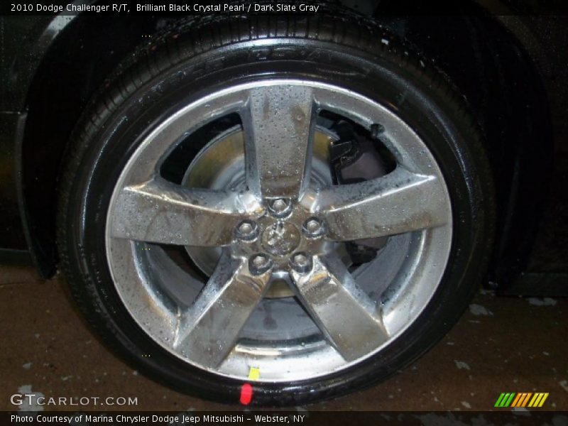 Brilliant Black Crystal Pearl / Dark Slate Gray 2010 Dodge Challenger R/T