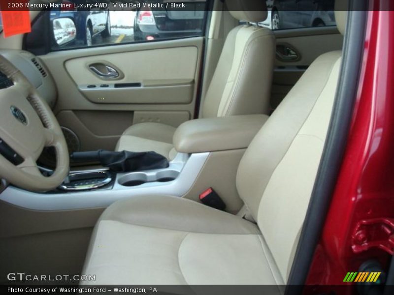 Vivid Red Metallic / Black 2006 Mercury Mariner Luxury 4WD