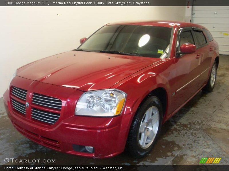 Inferno Red Crystal Pearl / Dark Slate Gray/Light Graystone 2006 Dodge Magnum SXT
