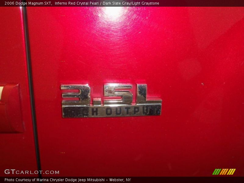 Inferno Red Crystal Pearl / Dark Slate Gray/Light Graystone 2006 Dodge Magnum SXT