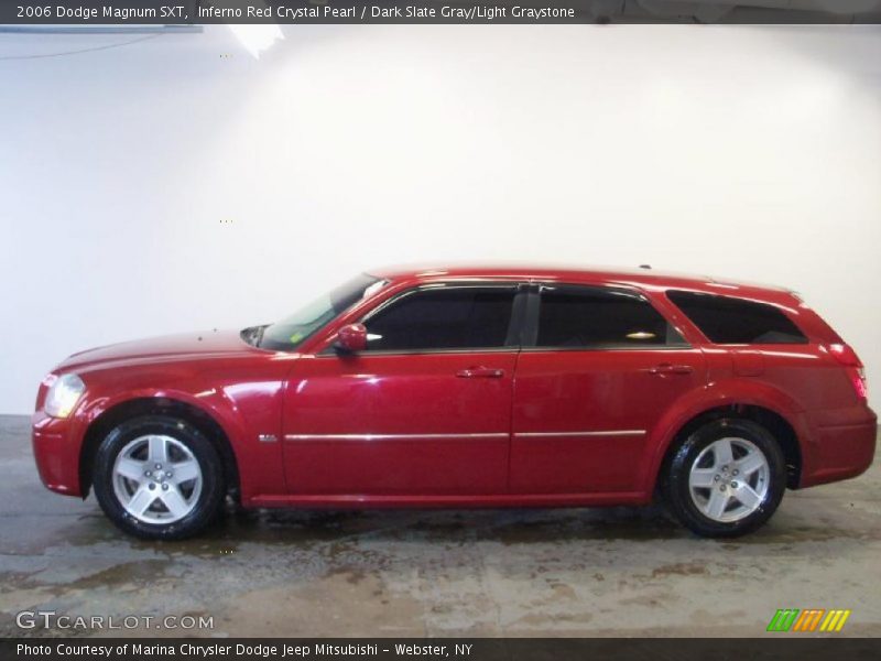 Inferno Red Crystal Pearl / Dark Slate Gray/Light Graystone 2006 Dodge Magnum SXT