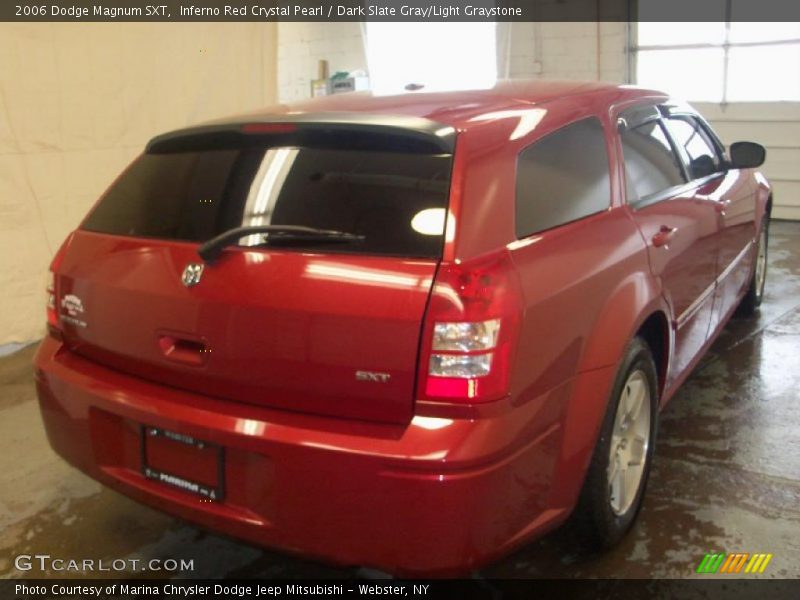 Inferno Red Crystal Pearl / Dark Slate Gray/Light Graystone 2006 Dodge Magnum SXT