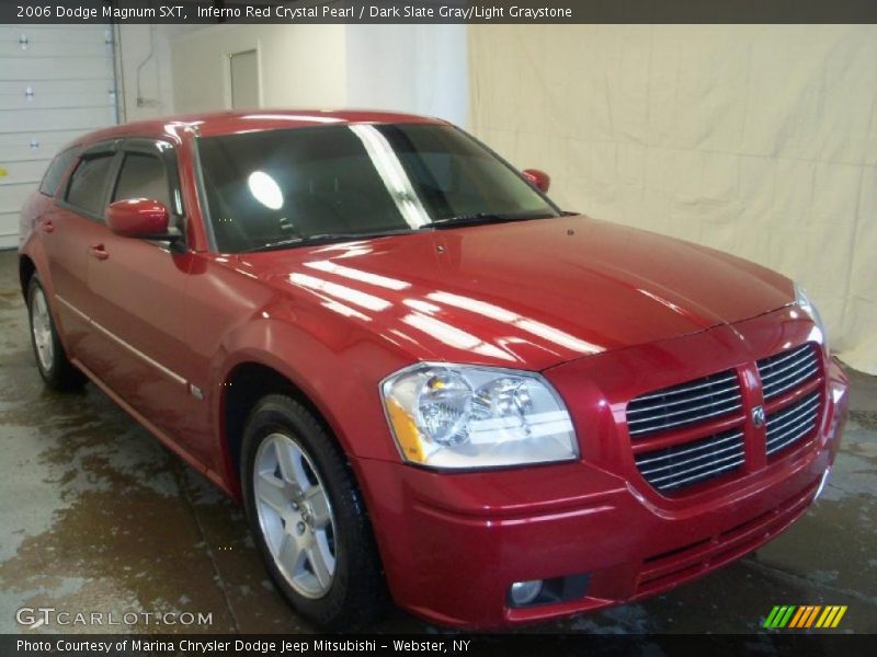 Inferno Red Crystal Pearl / Dark Slate Gray/Light Graystone 2006 Dodge Magnum SXT