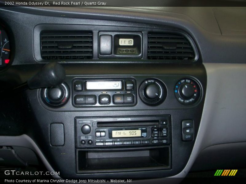 Red Rock Pearl / Quartz Gray 2002 Honda Odyssey EX