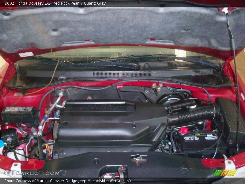 Red Rock Pearl / Quartz Gray 2002 Honda Odyssey EX