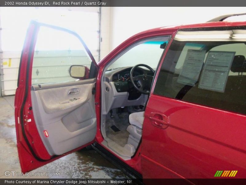 Red Rock Pearl / Quartz Gray 2002 Honda Odyssey EX