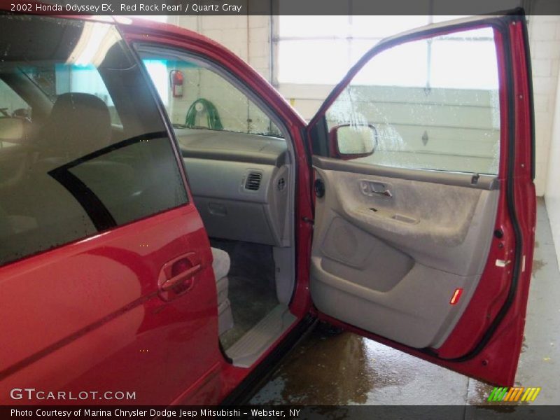 Red Rock Pearl / Quartz Gray 2002 Honda Odyssey EX
