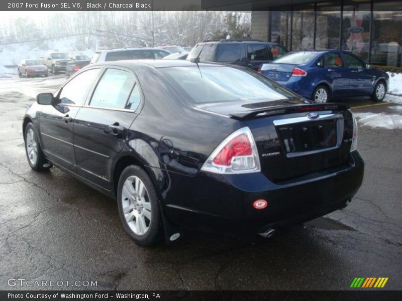 Black / Charcoal Black 2007 Ford Fusion SEL V6