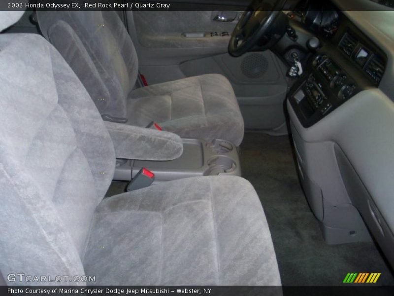 Red Rock Pearl / Quartz Gray 2002 Honda Odyssey EX