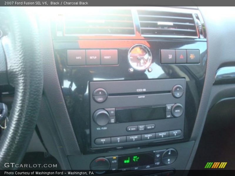 Black / Charcoal Black 2007 Ford Fusion SEL V6