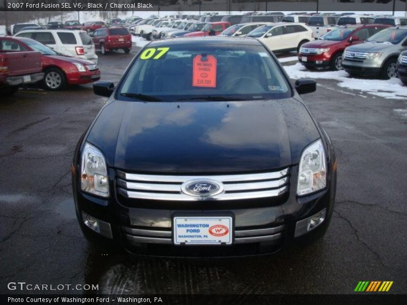 Black / Charcoal Black 2007 Ford Fusion SEL V6