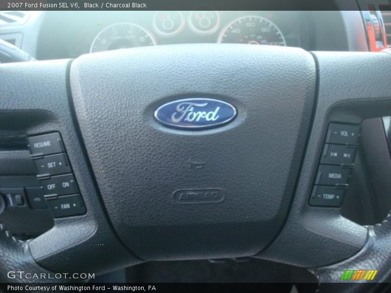 Black / Charcoal Black 2007 Ford Fusion SEL V6