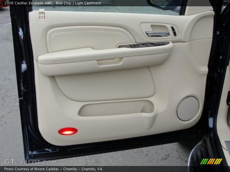 Blue Chip / Light Cashmere 2008 Cadillac Escalade AWD