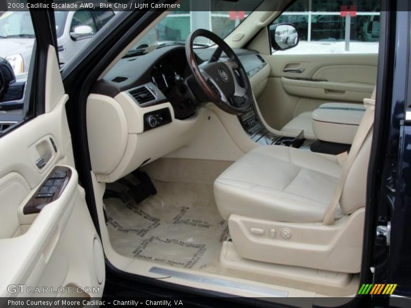 Blue Chip / Light Cashmere 2008 Cadillac Escalade AWD