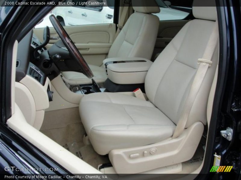 Blue Chip / Light Cashmere 2008 Cadillac Escalade AWD