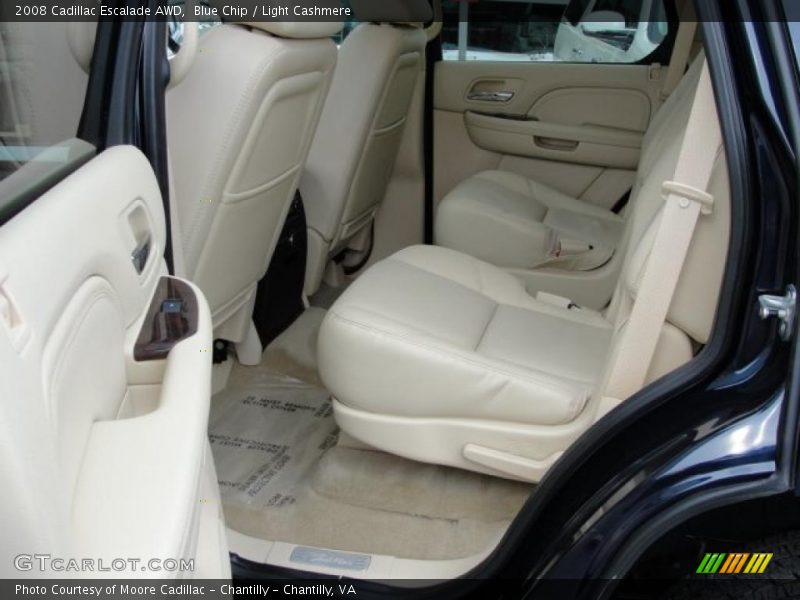 Blue Chip / Light Cashmere 2008 Cadillac Escalade AWD