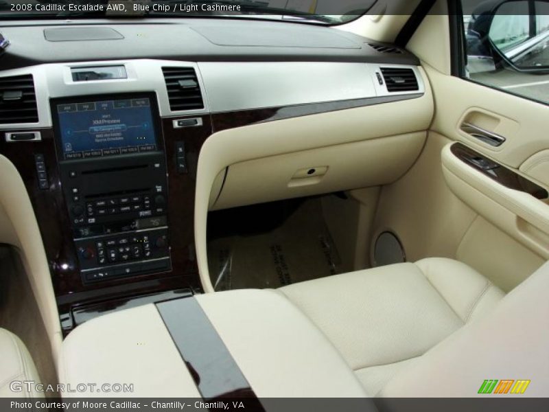 Blue Chip / Light Cashmere 2008 Cadillac Escalade AWD
