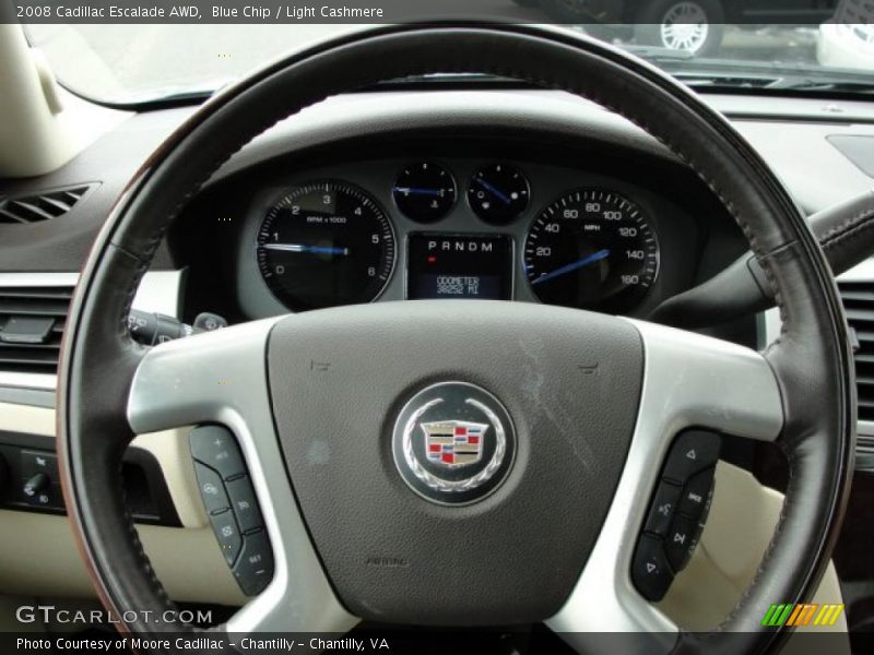 Blue Chip / Light Cashmere 2008 Cadillac Escalade AWD