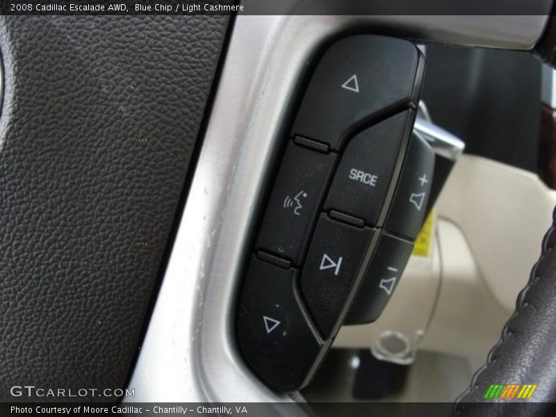 Blue Chip / Light Cashmere 2008 Cadillac Escalade AWD