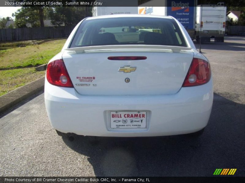 Summit White / Gray 2009 Chevrolet Cobalt LT Sedan