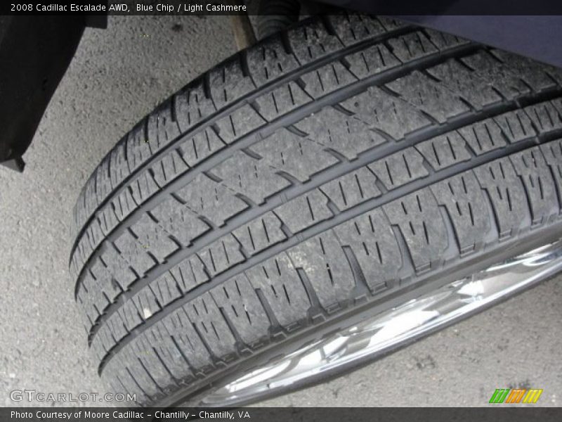 Blue Chip / Light Cashmere 2008 Cadillac Escalade AWD