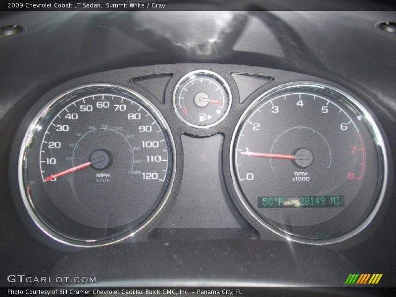 Summit White / Gray 2009 Chevrolet Cobalt LT Sedan