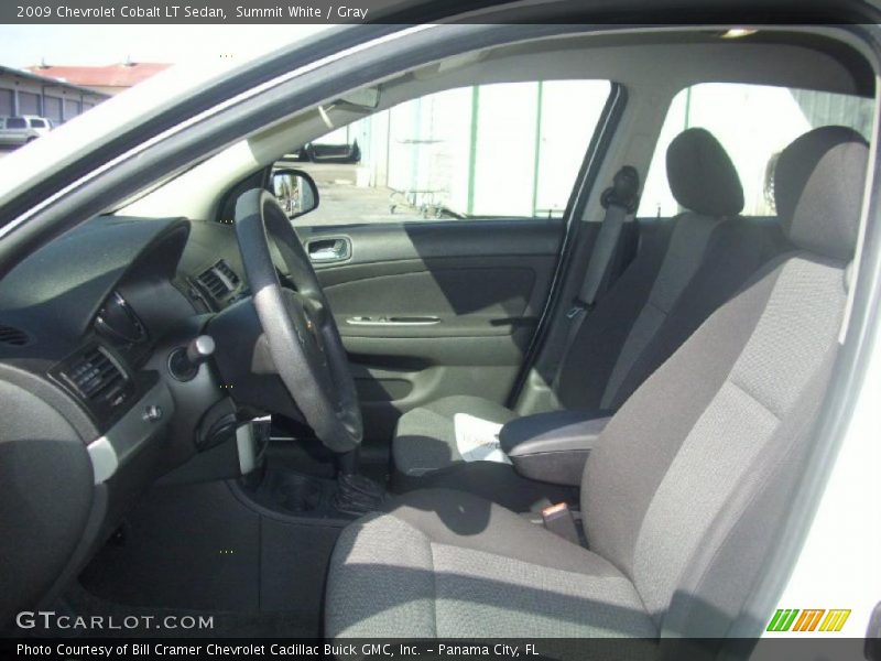 Summit White / Gray 2009 Chevrolet Cobalt LT Sedan