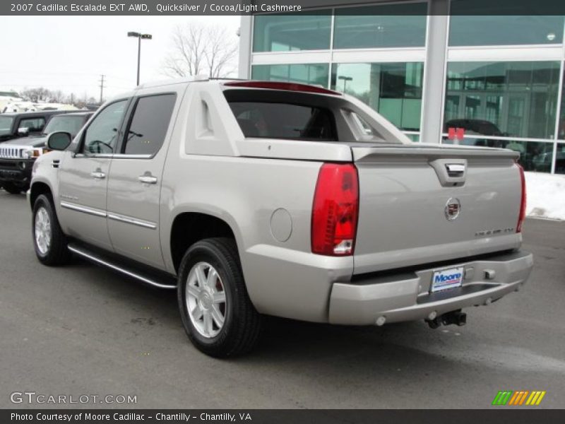 Quicksilver / Cocoa/Light Cashmere 2007 Cadillac Escalade EXT AWD