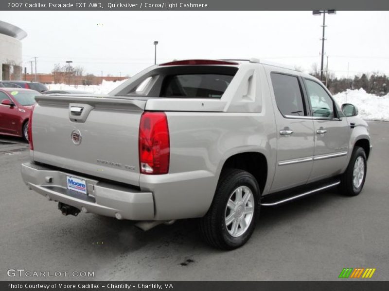 Quicksilver / Cocoa/Light Cashmere 2007 Cadillac Escalade EXT AWD