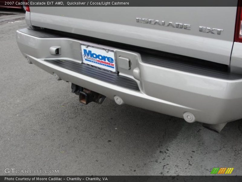 Quicksilver / Cocoa/Light Cashmere 2007 Cadillac Escalade EXT AWD