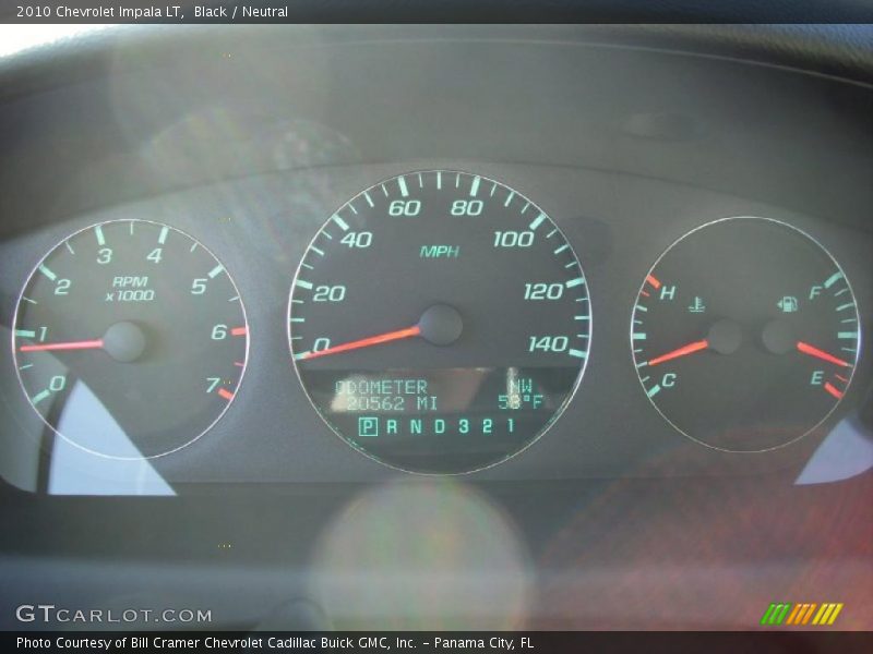 Black / Neutral 2010 Chevrolet Impala LT