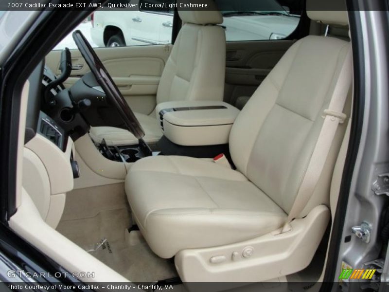 Quicksilver / Cocoa/Light Cashmere 2007 Cadillac Escalade EXT AWD