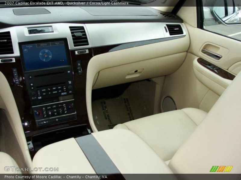 Quicksilver / Cocoa/Light Cashmere 2007 Cadillac Escalade EXT AWD