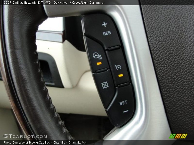 Quicksilver / Cocoa/Light Cashmere 2007 Cadillac Escalade EXT AWD