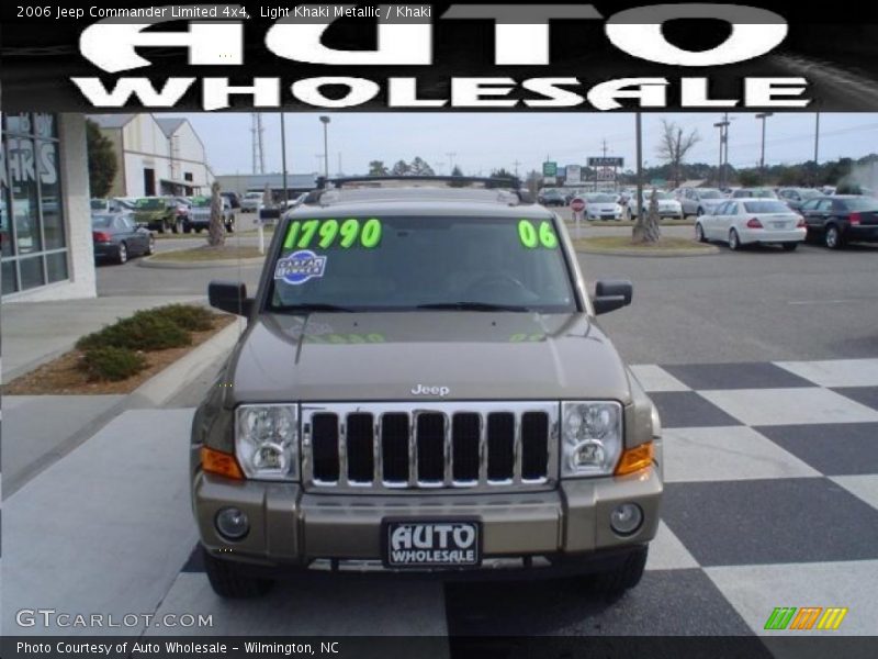 Light Khaki Metallic / Khaki 2006 Jeep Commander Limited 4x4