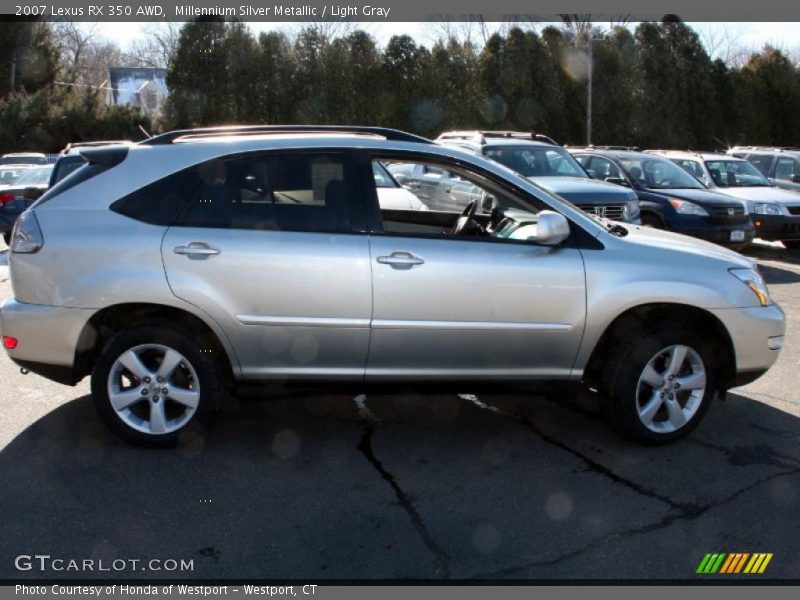 Millennium Silver Metallic / Light Gray 2007 Lexus RX 350 AWD