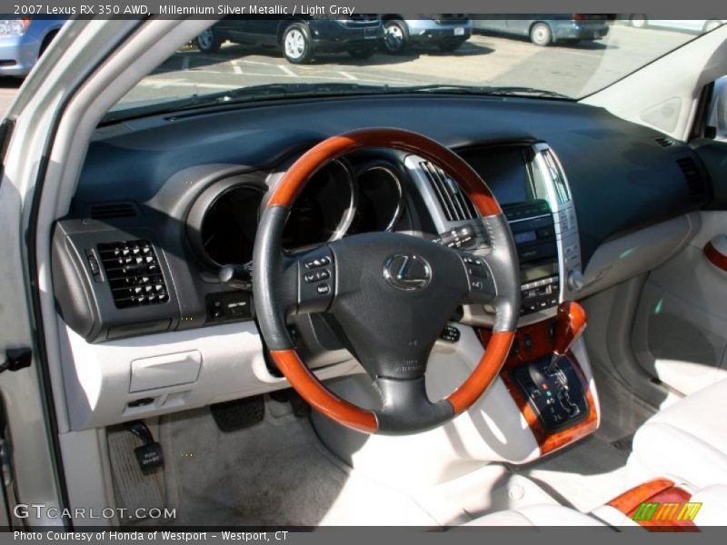 Millennium Silver Metallic / Light Gray 2007 Lexus RX 350 AWD