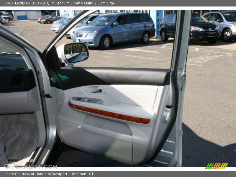 Millennium Silver Metallic / Light Gray 2007 Lexus RX 350 AWD
