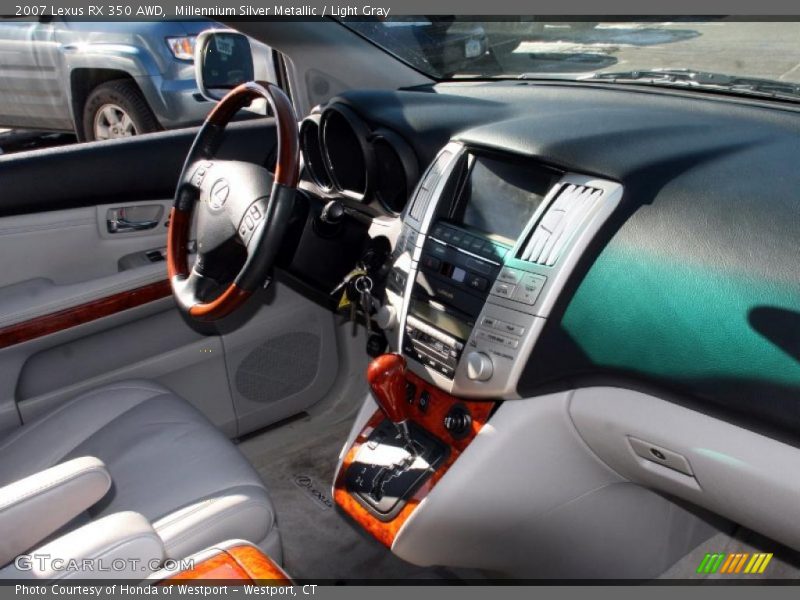 Millennium Silver Metallic / Light Gray 2007 Lexus RX 350 AWD