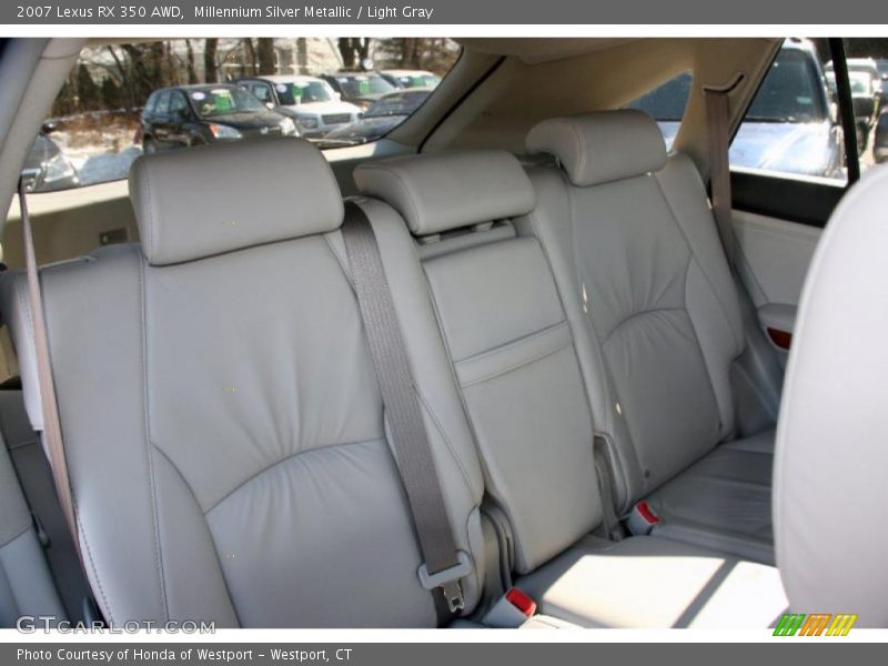 Millennium Silver Metallic / Light Gray 2007 Lexus RX 350 AWD