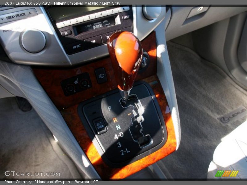 Millennium Silver Metallic / Light Gray 2007 Lexus RX 350 AWD