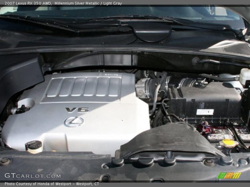 Millennium Silver Metallic / Light Gray 2007 Lexus RX 350 AWD