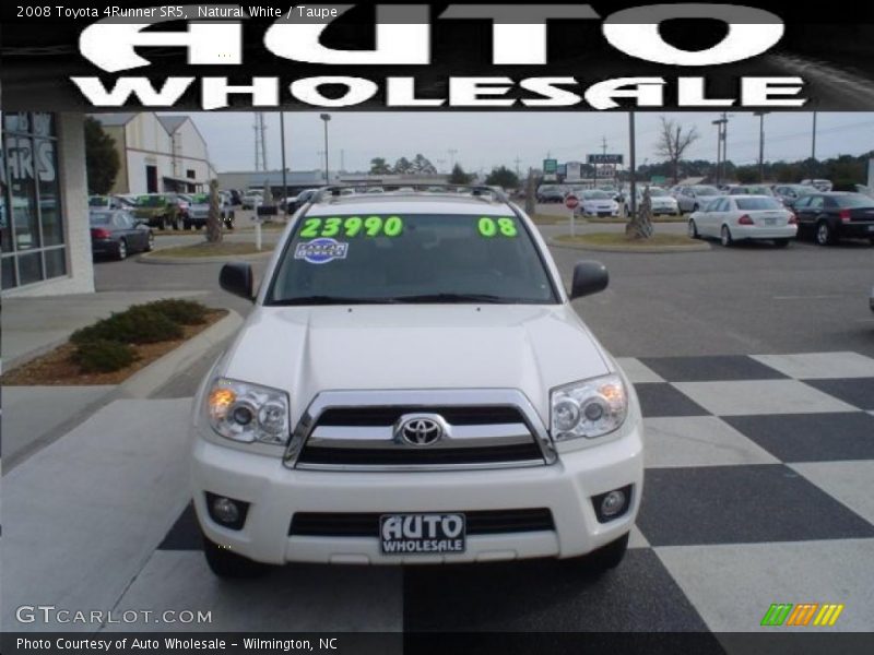 Natural White / Taupe 2008 Toyota 4Runner SR5