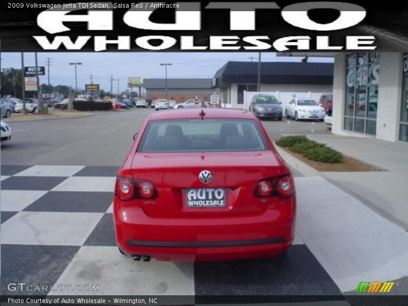 Salsa Red / Anthracite 2009 Volkswagen Jetta TDI Sedan