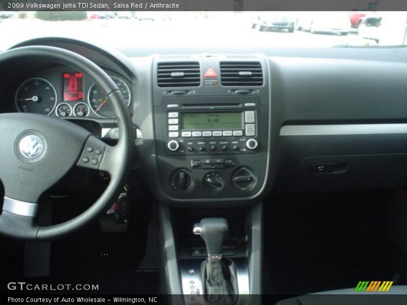 Salsa Red / Anthracite 2009 Volkswagen Jetta TDI Sedan